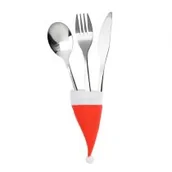 Ozdoby bożonarodzeniowe - ARPEX OZDOBA SWIATECZNA ETUI NA SZTUCCE MIKOLAJ 6SZT 9885-uniw - miniaturka - grafika 1