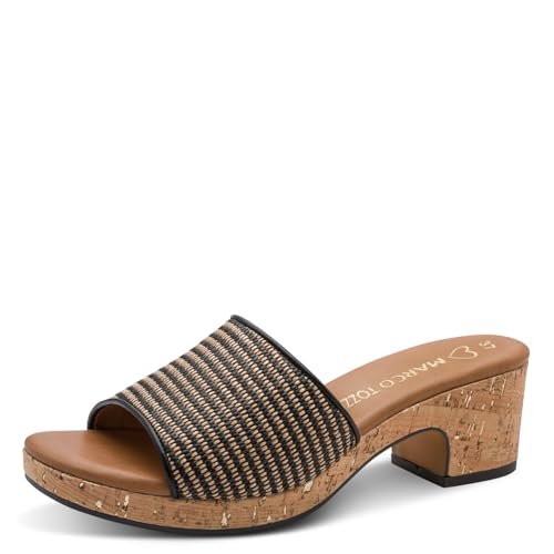 Marco Tozzi Klapki damskie 2-27260-46, czarny Comb, 36 EU