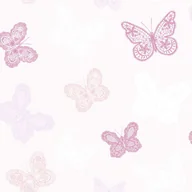 Tapety - Kids at Home Tapeta Butterfly, różowa, 100114 - miniaturka - grafika 1