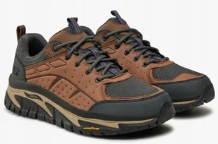Buty sneakersy męskie Skechers Arch Fit Road Walker Vernal brązowy 45 Eu - Sneakersy męskie - miniaturka - grafika 1
