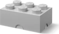 Pojemniki na zabawki - LEGO Brick 6 40000805 szary - miniaturka - grafika 1