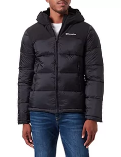 Champion Męska kurtka outdoorowa z małym napisem z logo, Czarny, M - Kurtki męskie - miniaturka - grafika 1