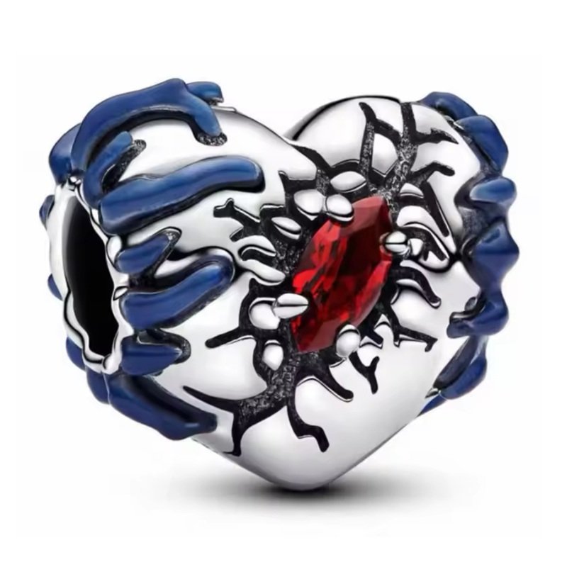 Zawieszka Charms SREBRO 925 Koralik Stranger Things Demogorgon