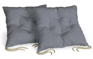 Dekoria Siedzisko 2-pack cotton panama 06, szary, 40x38x8 cm - Pokrowce na meble - miniaturka - grafika 1