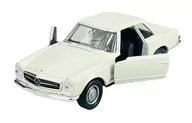 Samochody i pojazdy dla dzieci - Welly Old Timer 1963 Mercedes 230Sl Pagoda W113 Biały 1:34 Samochód Nowy Metalowy Model - miniaturka - grafika 1