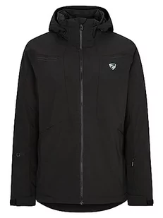 Ziener TAFAR męska kurtka narciarska/snowboardowa | oddychająca, wodoszczelna, czarna, rozmiar 46 - Kurtki męskie - miniaturka - grafika 1