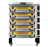 Piece, kotły  i płyty grzejne gastronomiczne - Pizza Master PM 735ED - Piec do pizzy 5-komorowy sterowany elektronicznie - miniaturka - grafika 1