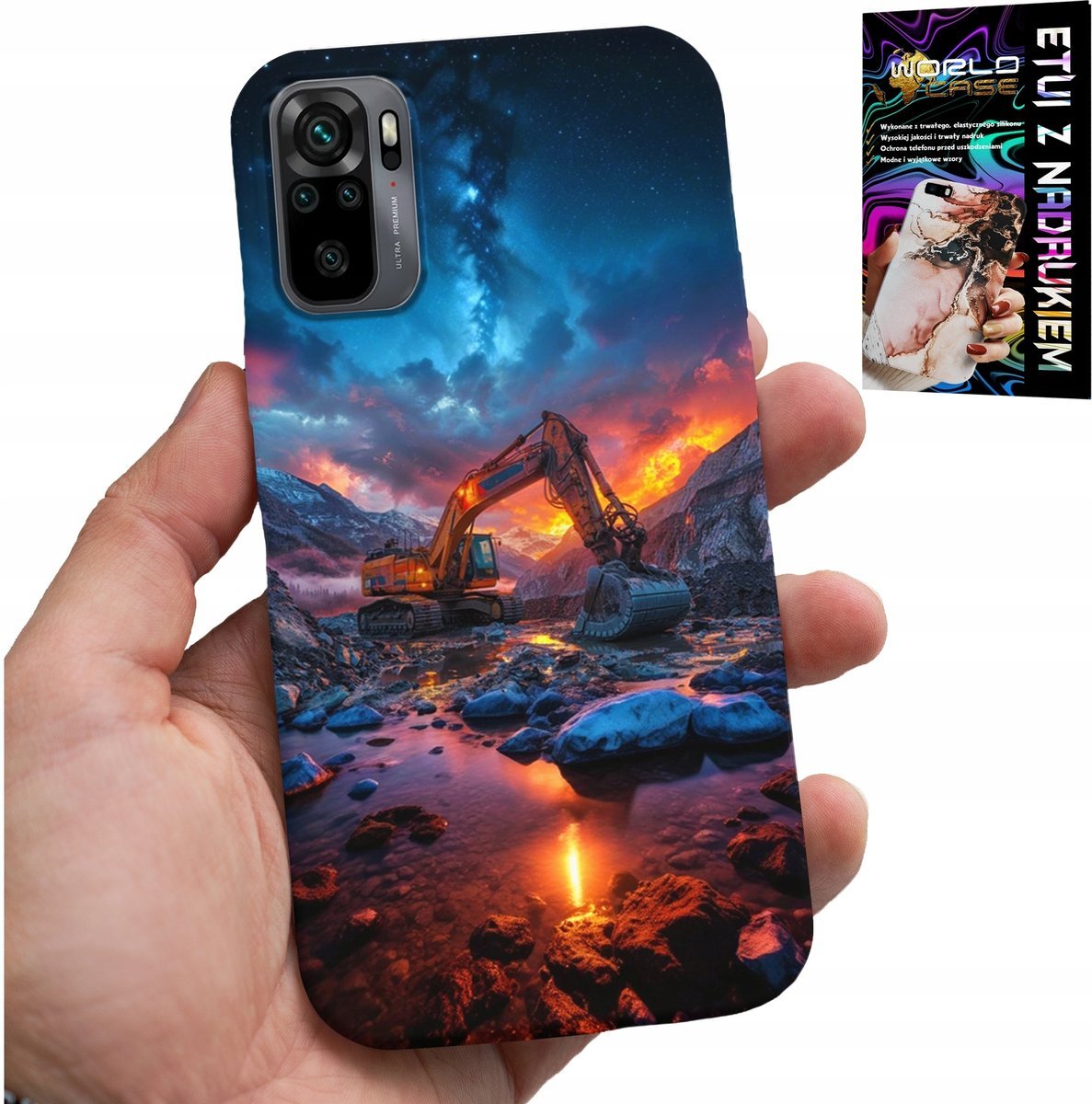 ETUI DO XIAOMI NOTE 10 / 10S - TRAKTOR CIĄGNIK ROLNICZY FARMA UPRAWA
