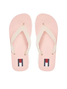 Tommy Jeans Japonki Tjw Logo Flip Flop EN0EN02447 Różowy - Klapki i japonki damskie - miniaturka - grafika 1