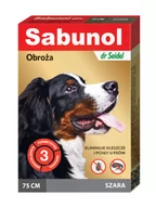 Artykuły przeciw pasożytom - Dr Seidla Sabunol Obroża przeciw pchłom dla psa szara 75cm - miniaturka - grafika 1