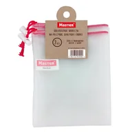 Folia, papier śniadaniowy, serwetki - Master Wielorazowe Woreczki na Pieczywo, Warzywa i Owoce 2 Sztuki - miniaturka - grafika 1