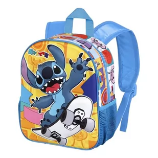 Lilo i Stitch Skater -Mały Plecak 3D, Żółty, 26 x 31 cm, Pojemność 8,5 L - Plecaki - miniaturka - grafika 1