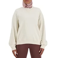 Bluzy sportowe damskie - Bluza New Balance WT41500LIN - beżowa - miniaturka - grafika 1