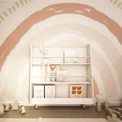 Komody dla dzieci - Biblioteczka basic bookworm biała - miniaturka - grafika 1