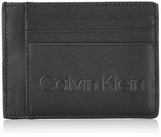 Portfele - Calvin Klein Męski zestaw portfeli na dowód osobisty, Ck Black, jeden rozmiar - grafika 1