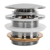 Wanny - Rea Korek wannowy uniwersalny Klik-Klak Rea Chrom - miniaturka - grafika 1