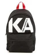 Plecaki - Karl Lagerfeld Kids Plecak w kolorze czarnym - 27 x 39 x 15 cm - miniaturka - grafika 1
