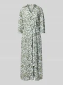 Sukienki - Długa sukienka mini z lejącej czystej wiskozy model ‘FLORA’ - miniaturka - grafika 1