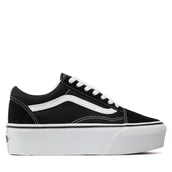 Trampki damskie - Tenisówki Vans Old Skool Stac VN0A7Q5M6BT1 Czarny - miniaturka - grafika 1