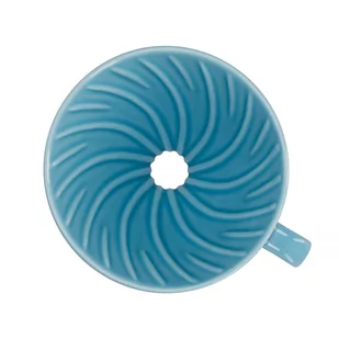 Hario Ceramiczny Drip V60-02 Niebieski 4977642727915 - Zaparzacze i kawiarki - miniaturka - grafika 2