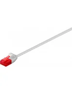 Adaptery i przejściówki - Goobay 71545 CAT 6 slim patch cable U UTP grey 0.15 m 71545 - miniaturka - grafika 1
