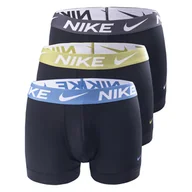 Majtki męskie - Męskie Bokserki NIKE TRUNK 3PK 0000KE1156L50 – Czarny - miniaturka - grafika 1