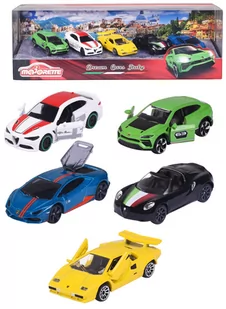 Zestaw auta metalowe Dream Cars Italy Edition 5 sztuk 1:64 212053178 Majorette - Samochody i pojazdy dla dzieci - miniaturka - grafika 1