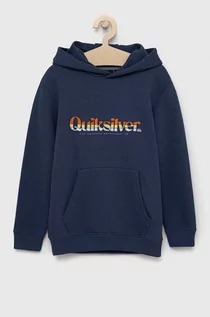 Bluzy damskie - Quiksilver Bluza dziecięca z kapturem z aplikacją - grafika 1