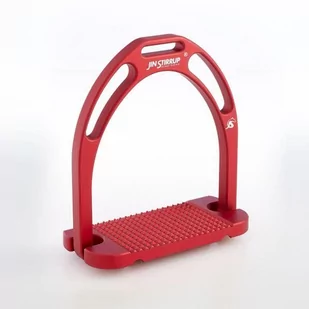 JIN STIRRUP Strzemiona OPAQUE red matt - Akcesoria jeździeckie - miniaturka - grafika 1