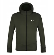 Bluzy męskie - Bluza puez pl hd-dark olive-48 m SALEWA - miniaturka - grafika 1
