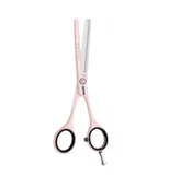 Nożyczki fryzjerskie - Jaguar DEGAŻÓWKI WHITE LINE PASTELL PLUS ROSE 5 3053-8 JAG000065 - miniaturka - grafika 1