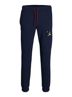 JACK & JONES Jpstwill Jjfilo spodnie dresowe męskie, granatowy blezer, S - Spodnie sportowe męskie - miniaturka - grafika 1