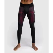 Kimona, stroje i obuwie - Venum Legginsy Kompresyjne Spats G-Fit Deep Black/Fire Red - miniaturka - grafika 1