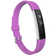 Akcesoria do smartwatchy - PASEK DO ZEGARKA Fitbit Alta/Alta HR FIOLETOWY SILIKONOWY WODOODPORNY - miniaturka - grafika 1