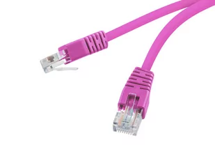 Gembird Patchcord kat.5e 2M różowy (PP12-2M/RO) - Patchcordy - miniaturka - grafika 3