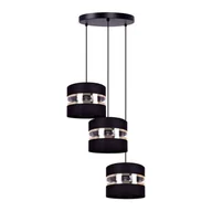 Lampy sufitowe - Nicea lampa wisząca 3xE27 czarna K-5202 - miniaturka - grafika 1