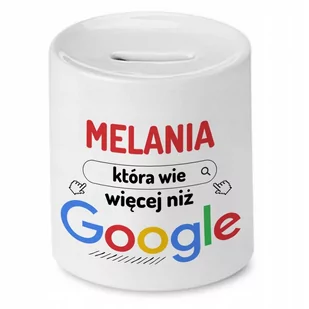 Skarbonka Dla Melanii na Urodziny Idealny Prezent z Nadrukiem ze Zdjęciem - Skarbonki - miniaturka - grafika 1