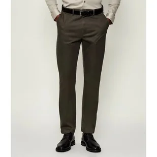 Calvin Klein Spodnie chino Slim Fit stretch - Spodnie męskie - miniaturka - grafika 1