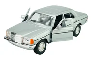 Samochody i pojazdy dla dzieci - Welly Mercedes-Benz E Klasa W123 Srebrny 1:34 Samochód Nowy Metalowy Model - miniaturka - grafika 1
