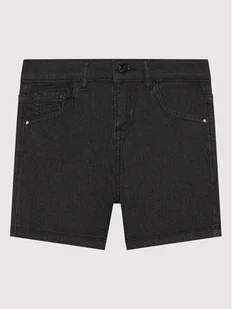 Guess Szorty jeansowe J2RD12 WE5X0 Czarny Regular Fit - Spodenki damskie - miniaturka - grafika 1