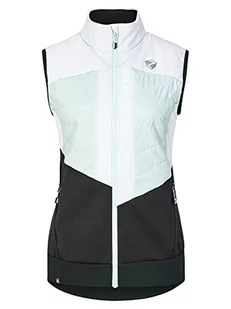 Ziener Damska kurtka softshell / hybrydowa Niya Skitour | oddychająca, wiatroszczelna, Primaloft, ice, 40 - Kurtki damskie - miniaturka - grafika 1