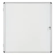 Gabloty - Bi-Office Gablota z białą powierzchnią magnetyczną, 940 x 981 mm VT660109150 - miniaturka - grafika 1