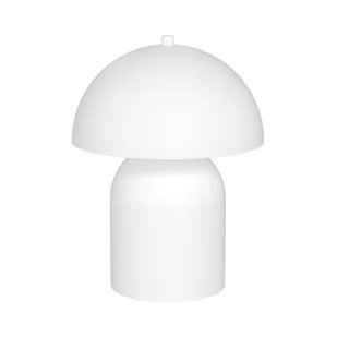 Biała lampka nocna o wyglądzie grzybka 1453/LN2 z serii MUSH LN2 WH - Lampy stojące - miniaturka - grafika 1