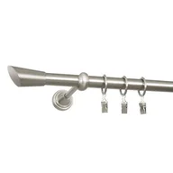 Karnisze - Karnisz pojedynczy 19 mm Skorpio 200 cm srebrny Bojanek - miniaturka - grafika 1