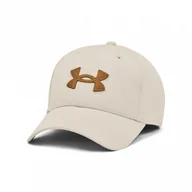 Czapki męskie - Męska czapka z daszkiem Under Armour Men\'s UA Blitzing - beżowa - miniaturka - grafika 1