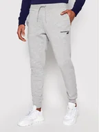 Spodnie sportowe męskie - New Balance Spodnie dresowe C C F Pant MP03904 Szary Athletic Fit - miniaturka - grafika 1
