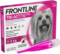 Artykuły przeciw pasożytom - FRONTLINE Tri-Act Spot On XS 2 - 5kg - 1 pipeta - miniaturka - grafika 1