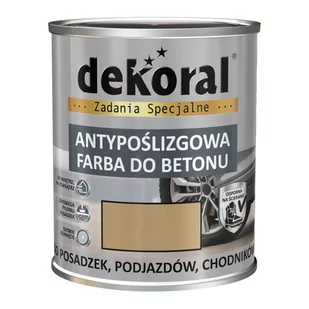 Dekoral Emalia do podłóg Akrylit B beżowa 0 75 l - Farby do metalu - miniaturka - grafika 1