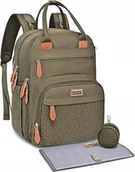 Torby i organizery dla mam - PLECAK TORBA DO WÓZKA ORGANIZER NA AKCESORIA DLA DZIECKA WELAVILA ZIELONY - miniaturka - grafika 1