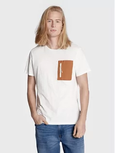 Koszulki i topy damskie - Blend T-Shirt 20714253 Biały Regular Fit - grafika 1